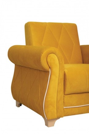 Кресло для отдыха Порто (велюр киви куркума / микровельвет крем) в Арамиле - aramil.mebel-e96.ru