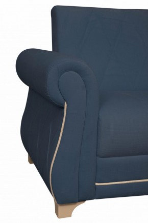 Кресло для отдыха Порто (велюр текстура кобальт / микровельвет крем) в Арамиле - aramil.mebel-e96.ru