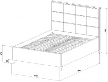 Кровать с подъемным механизмом Мега синий (Лин) в Арамиле - aramil.mebel-e96.ru