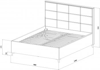 Кровать с подъемным механизмом Мега беж (Лин) в Арамиле - aramil.mebel-e96.ru