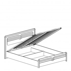 Кровать 1600 с подъемным механизмом Фьорд 156 (Яна) в Арамиле - aramil.mebel-e96.ru