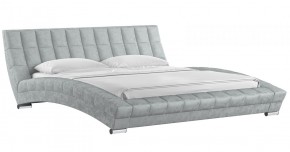 Кровать двойная Оливия 1800 (светло-серый) (НиК) в Арамиле - aramil.mebel-e96.ru