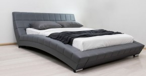Кровать интерьерная Оливия 1600 (серый) (НиК) в Арамиле - aramil.mebel-e96.ru