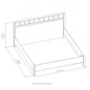 Кровать Шерлок Люкс 1200 ясень анкор светлый 1200*2000 в Арамиле - aramil.mebel-e96.ru