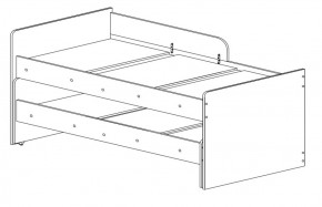 Кровать выкатная Радуга (Матрешка) 800*1900 в Арамиле - aramil.mebel-e96.ru
