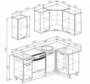 Кухонный гарнитур угловой Бланка 2000х1200 в Арамиле - aramil.mebel-e96.ru