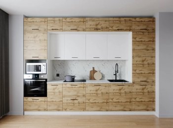 Кухонный гарнитур Лада 3400 мм (Санвут) в Арамиле - aramil.mebel-e96.ru