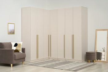 Гардеробная/шкаф 2200*1706 мм Ларго №3 Кашемир (Миф) в Арамиле - aramil.mebel-e96.ru