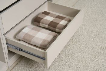 Гардеробная/шкаф 3200 мм Ларго №2 открытая Кашемир (Миф) в Арамиле - aramil.mebel-e96.ru