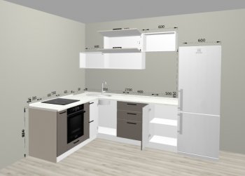 Угловой кухонный гарнитур Санвут 1516х2100 мм в Арамиле - aramil.mebel-e96.ru