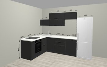 Угловой кухонный гарнитур Санвут 1516х2100 мм в Арамиле - aramil.mebel-e96.ru