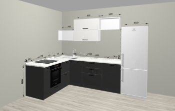 Угловой кухонный гарнитур Санвут 1516х2100 мм в Арамиле - aramil.mebel-e96.ru