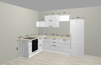 Угловой кухонный гарнитур Санвут 1516х2100 мм в Арамиле - aramil.mebel-e96.ru