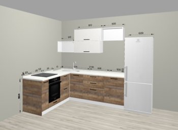 Угловой кухонный гарнитур Санвут 1516х2100 мм в Арамиле - aramil.mebel-e96.ru