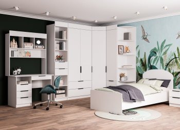 Набор детской мебели Лавис модульный белый софт (ДСВ) в Арамиле - aramil.mebel-e96.ru