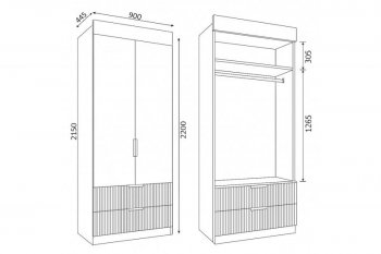 Набор детской мебели Лавис модульный белый софт (ДСВ) в Арамиле - aramil.mebel-e96.ru