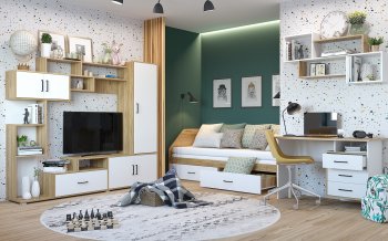 Набор детской мебели Лайт, модульный комп.2 (Гор) в Арамиле - aramil.mebel-e96.ru