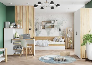 Набор детской мебели Лайт, модульный комп.2 (Гор) в Арамиле - aramil.mebel-e96.ru