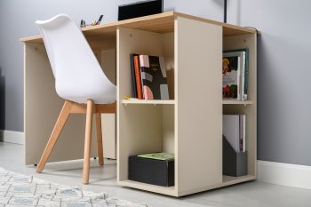 Стол письменный Лайт 12.163. сатин (Моби) в Арамиле - aramil.mebel-e96.ru
