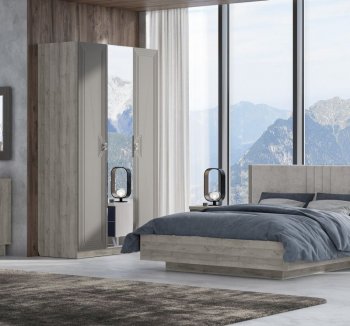 Спальный гарнитур Лежер модульный, холст вулканический (СанТан) в Арамиле - aramil.mebel-e96.ru