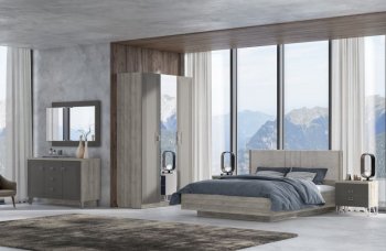 Спальный гарнитур Лежер модульный, холст вулканический (СанТан) в Арамиле - aramil.mebel-e96.ru