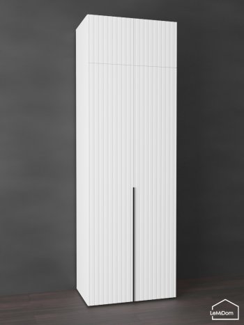 Шкаф с антресолью 800 мм Linnea MHR-2A-1 2450х800х510 (Белый-М 11.1.1) в Арамиле - aramil.mebel-e96.ru
