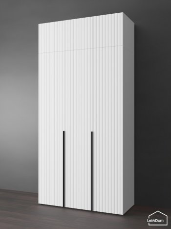 Шкаф с антресолью 1200 мм Linnea MHR-3A-1 2450х1200х510 (Белый-М 11.1.2) в Арамиле - aramil.mebel-e96.ru