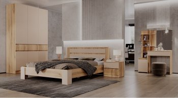 Шкаф 1000 мм 2х ств. Ленора вотан/Кашемир (Лин) в Арамиле - aramil.mebel-e96.ru