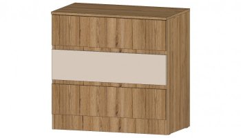 Комод 3 ящика Ленора вотан/Кашемир (Лин) в Арамиле - aramil.mebel-e96.ru