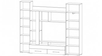 Стенка Леон (Лин) в Арамиле - aramil.mebel-e96.ru