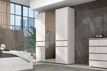 Шкаф 1600 мм Лиана золотой (Зарон) в Арамиле - aramil.mebel-e96.ru | фото