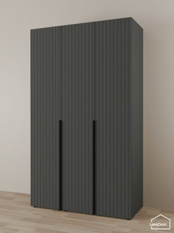 Шкаф Linnea MHR-3-2 2050х1200х510 (Графит-М 11.1.25) в Арамиле - aramil.mebel-e96.ru