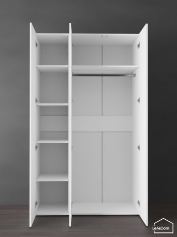 Шкаф Linnea MHR-3PO-1 2050х1200х510 (Белый-М 11.1.2) в Арамиле - aramil.mebel-e96.ru