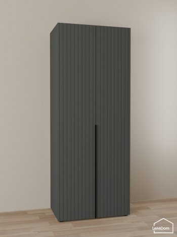 Шкаф Linnea MHR-2-2 2050х800х510 (Графит-М 11.1.25) в Арамиле - aramil.mebel-e96.ru