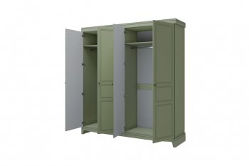 Шкаф 2000 мм распашной ШР-4 Лорето, зеленый самшит (БМ) в Арамиле - aramil.mebel-e96.ru