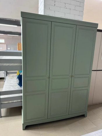 Шкаф 1500 мм распашной ШР-3 Лорето, зеленый самшит (БМ) в Арамиле - aramil.mebel-e96.ru