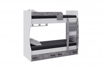 Кровать двухъярусная Лючия ателье светлое (Микон) в Арамиле - aramil.mebel-e96.ru