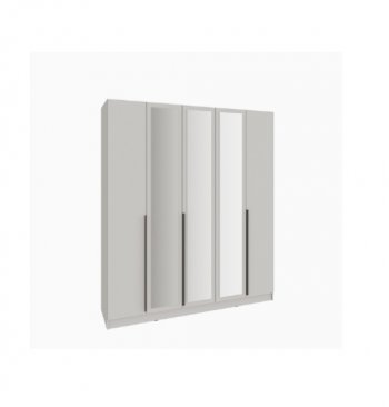 Шкаф Мадрид 2000 мм с зеркалом и ящиками, кашемир (Текс) в Арамиле - aramil.mebel-e96.ru