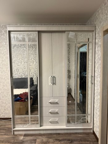 Шкаф-купе Маэстро 1700 мм (Ясень белый) (БТС) в Арамиле - aramil.mebel-e96.ru