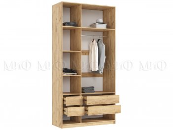 Шкаф 1200 мм Марвэл с доп. ящиками, крафт/белый (Миф) в Арамиле - aramil.mebel-e96.ru