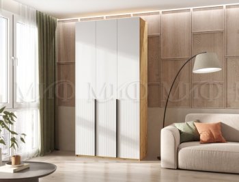 Шкаф 1200 мм Марвэл крафт/белый (Миф) в Арамиле - aramil.mebel-e96.ru