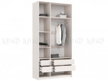 Шкаф 1200 мм Марвэл с доп. ящиками, кашемир (Миф) в Арамиле - aramil.mebel-e96.ru