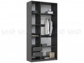 Шкаф 1200 мм Марвэл графит (Миф) в Арамиле - aramil.mebel-e96.ru