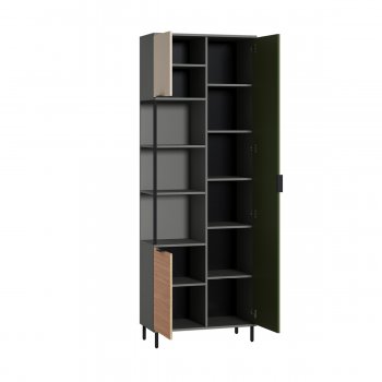 Шкаф комбинированный Марвэл 13.22 сер (Моби) в Арамиле - aramil.mebel-e96.ru