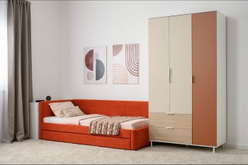 Набор детской мебели Марвэл модульный, бел. (Моби) в Арамиле - aramil.mebel-e96.ru