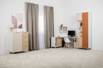 Набор детской мебели Марвэл модульный, бел. (Моби) в Арамиле - aramil.mebel-e96.ru