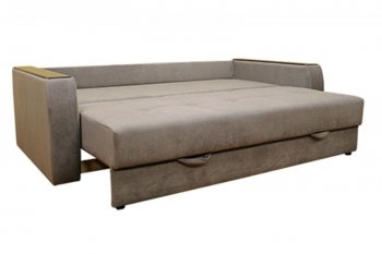 Диван Милан 3, НПБ, ткань Монако 06 (серый) (Хит Диван) в Арамиле - aramil.mebel-e96.ru