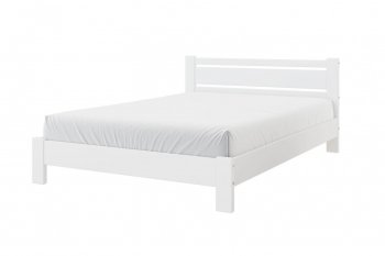 Кровать из массива Милс белый античный (БМ) в Арамиле - aramil.mebel-e96.ru