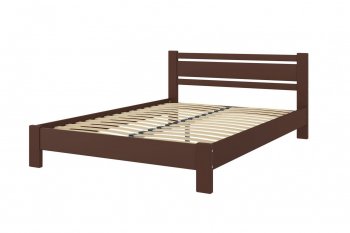 Кровать из массива Милс орех (БМ) в Арамиле - aramil.mebel-e96.ru