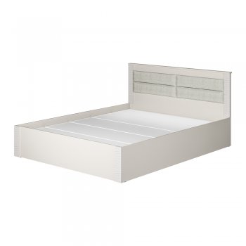 Кровать двуспальная Монако КР-16 кашемир (БТС) в Арамиле - aramil.mebel-e96.ru